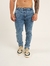 Calça Jeans Slim com Bolso Embutido Marmorizada - comprar online