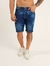 Bermuda Jeans Slim Básica com Marcação de Costura - comprar online
