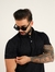 Camisa Gola Polo no Tricô Soft Texturizado Preto - Fitz Jeans Atacado