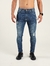 Calça Jeans Skinny Estonada Destroyed - Azul - comprar online