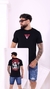 Camisa Masculina LongLine Angel Preta - comprar online