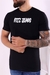 Camisa Masculina LongLine Smile Preta na internet