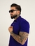 Camisa Gola Polo no Tricô Soft Texturizado Azul Bic - Fitz Jeans Atacado