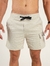 Bermuda Jogger Cargo Street Bolso Botão - Creme - comprar online