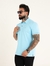 Camisa Gola Polo no Cotton com Elastano Azul - comprar online