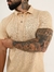 Camisa Gola Polo no Tricô Soft Texturizado Creme - Fitz Jeans Atacado