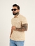 Camisa Gola Polo no Tricô Soft Texturizado Creme - comprar online