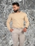 Camisa Manga Longa no Moletom - Bege - comprar online
