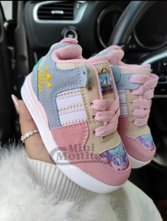 Zapa adidas simpsons rosas