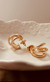 Brinco Argola Tripla Dourado Elegance - Dreams Semijoias 