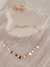 Colar Dourado Circulos de Luz 45cm - comprar online