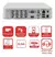 Kit Hikvision 4 Cámaras Metalicas + 2 Domo Audio 2 Tb Baluns - TNC Security
