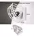Cronos Protección Antivandalica Para Cámara De Vigilancia Color Blanco ideal para exteriores pintura electrostática fácil instalación protección metál en internet