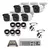 Kit 6 Cámaras Metálicas 8 Canales Hikvision 1080p 2mp 2tb