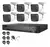 HIKVISION Kit 6 Cámaras 5mp 4K Metálicas IP67Exterior HIK5MPSLQ-KIT(B)6CCC + Accesorios Micrófono incorpoado Alta Calidad Circuito