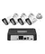 Kit de 4 Canales/ NVR Tiandy 4 Canales 4 entradas IP POE/ 4 Cámaras Bala Lente Fijo 2MP IP - 2.8MM - IR 30M - Micrófono - POE - IP67