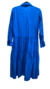 Vestido Midi mangas + Azul cerúleo - comprar en línea