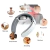 MASSAGEADOR CERVICAL PESCOÇO ELETRICO PORTATIL - comprar online