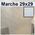 Placa Marche 29x29 - comprar online