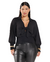 Camisa com nó frontal Sarah Plus Size - comprar online