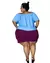 Short Saia Bella Plus Size na internet