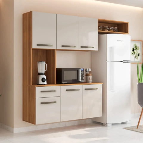 Cozinha Suspensa Belíssima Home Completa - variadas cores na internet