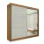 Guarda-Roupa Titanium 2 portas com espelho – variadas cores