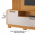 Home Apego Candian com LED - Cinamomo / Off-White - loja online