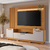 Home Apego Candian com LED - Cinamomo / Off-White - Loja Elder Móveis