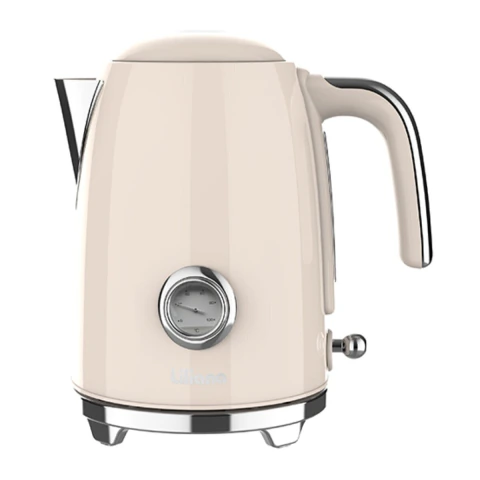 Pava Eléctrica Retrostyle 1.7 L 2200W Crema Liliana
