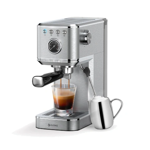 Cafetera Espresso 20 Bar para Cápsulas de Acero Suono