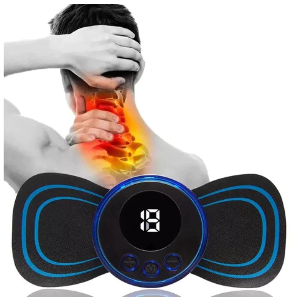 Massageador Elétrico Cervical Eletroterapia Ems Pescoço Perna