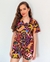 CONJUNTO CAMISARIA ESTAMPADO PRETO