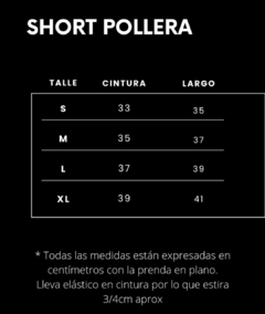 Short Pollera Ema Gris en internet