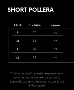 Short Pollera Ema Ecocuero - Corazon Delator