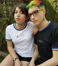 Remera Fuck Blanca - tienda online