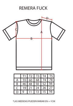 Imagen de Remera Fuck Blanca