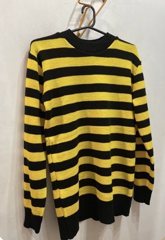 Sweater Rayado Talle único Amarillo y Negro