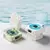 Aqua Vinyl Speaker Retrô Bluetooth com Luz Ambiente