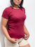 Imagem do Blusa Feminina Eva Com Ribana Canelada Com Gola Redonda Off White