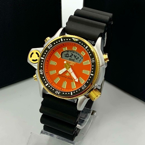 CITIZEN AQUA 4 BORRACHA/LARANJA