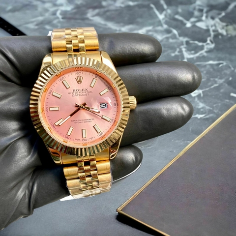 DATEJUST TRAÇO- ROSA