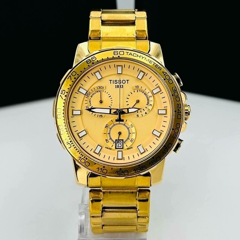 TISSOT AVIATOR DOURADO FUNCIONAL