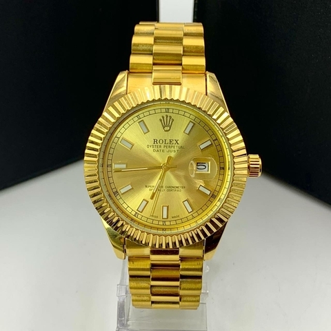DATEJUST TRAÇO SERIE OURO