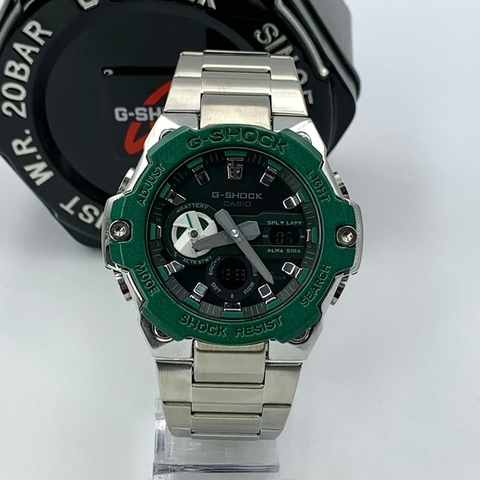 G SHOCK STEEL PRATA/VERDE