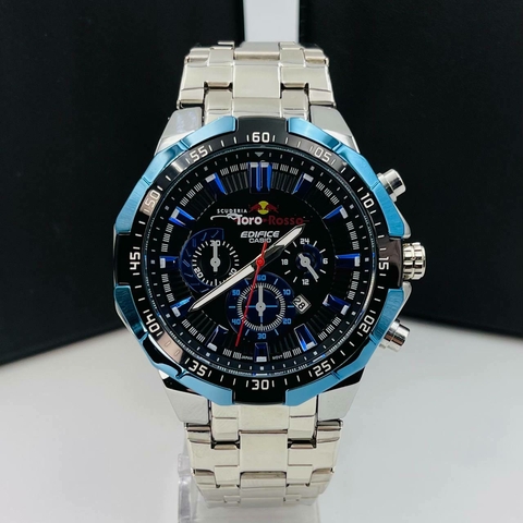 EDIFICE RED BULL - PRATA/AZUL