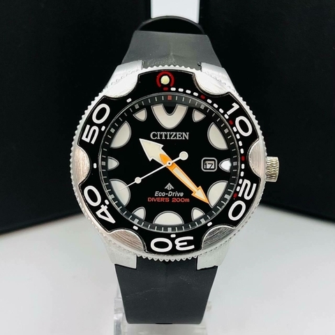 CITIZEN ORCA BORRACHA/PRATA