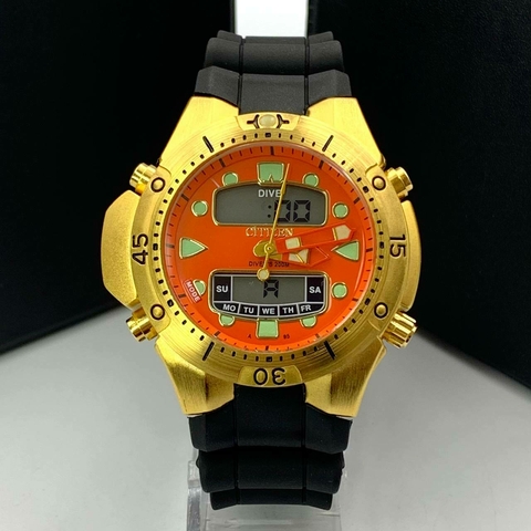 CITIZEN AQUA 3 DOURADO/LARANJA