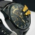 10 BAR PULSEIRA DE COURO- PRETO/DOURADO