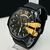 10 BAR PULSEIRA DE COURO- PRETO/DOURADO - comprar online